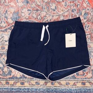 Cadets Men’s Cabana Swim Shorts in Navy SZ XS NWT